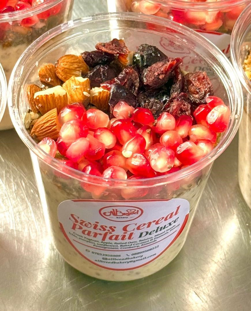 Swiss Cereal Parfait Deluxe